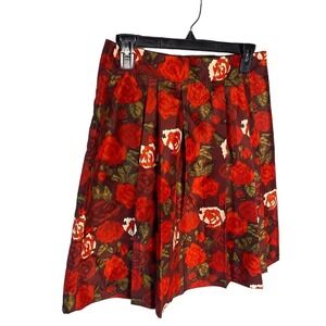 Silk Rose J. Crew Skirt Pockets 4